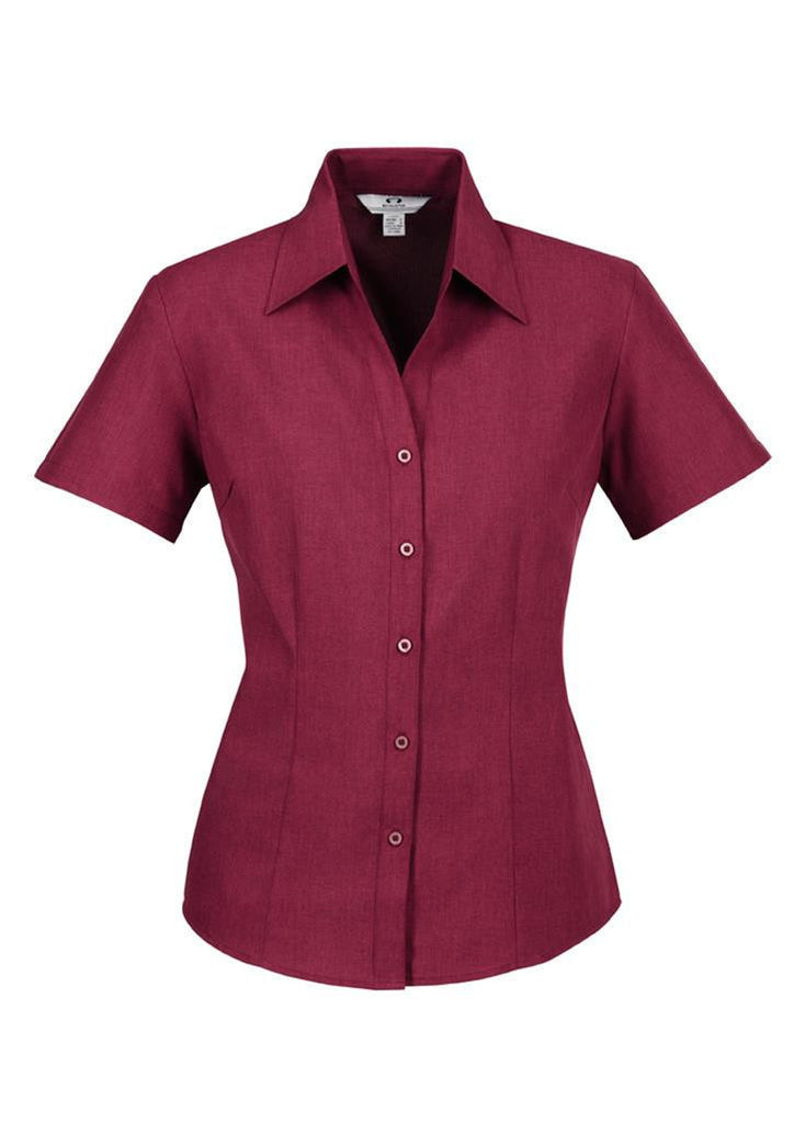 Biz Collection-Biz Collection Ladies Plain Oasis Shirt-S/S-Cherry / 6-Corporate Apparel Online - 5