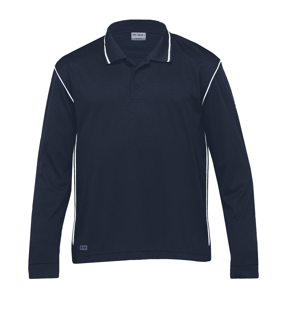 Gear For Life Dri Gear Long Sleeve Hype Polo (DGLHP)