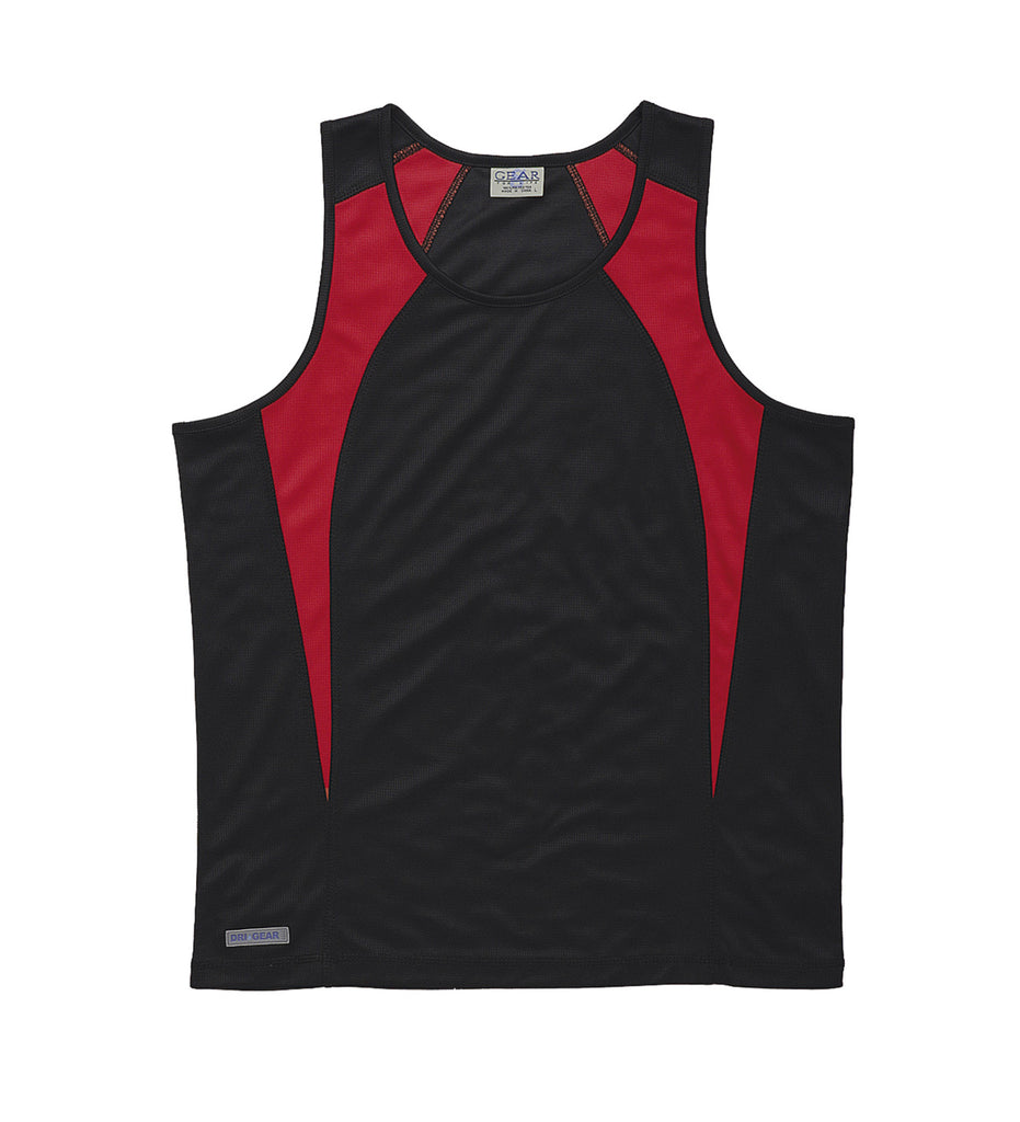 Gear for Life Dri Gear Mens Spliced Zenith Singlet (DGSS)