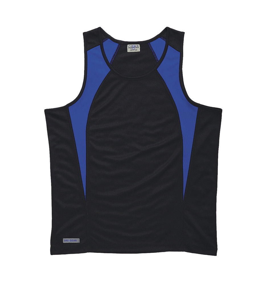 Gear for Life Dri Gear Mens Spliced Zenith Singlet (DGSS)