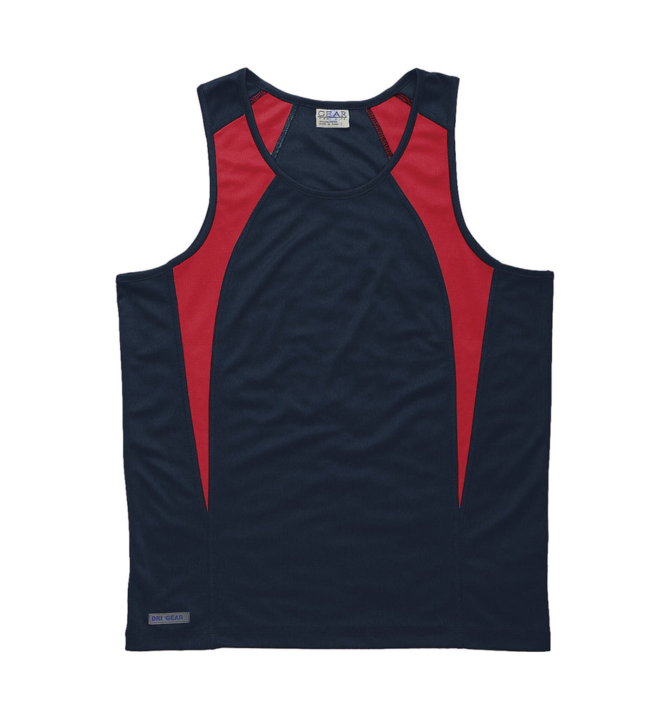 Gear for Life Dri Gear Mens Spliced Zenith Singlet (DGSS)