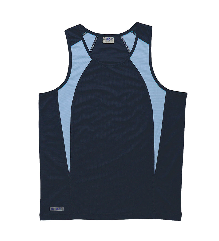 Gear for Life Dri Gear Mens Spliced Zenith Singlet (DGSS)