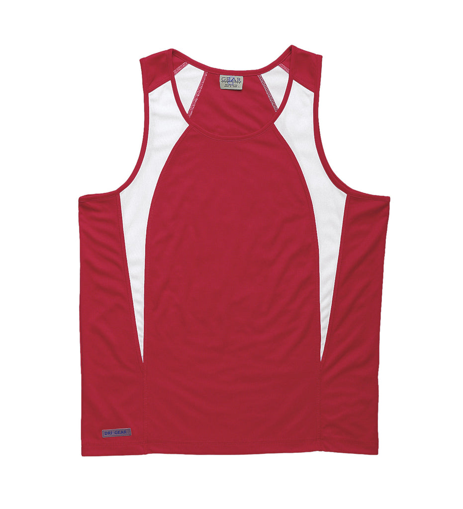 Gear for Life Dri Gear Mens Spliced Zenith Singlet (DGSS)