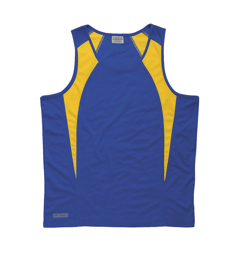 Gear for Life Dri Gear Mens Spliced Zenith Singlet (DGSS)