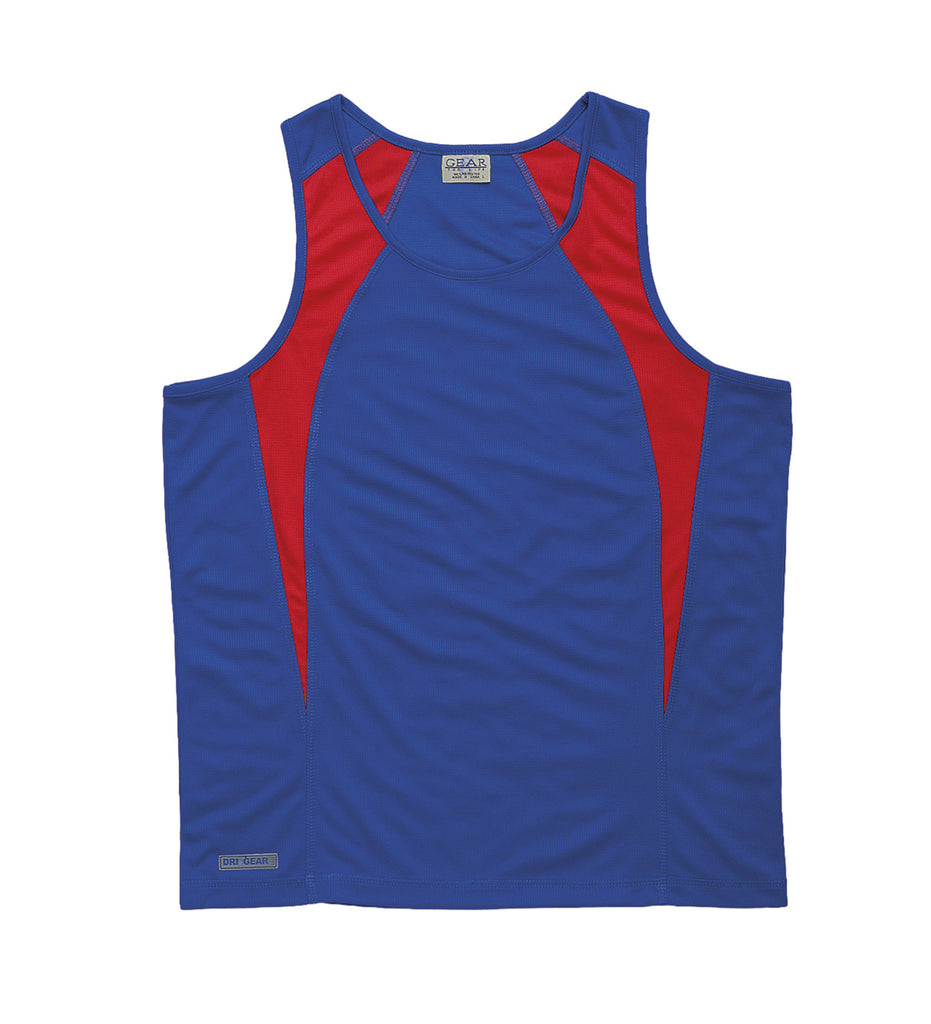 Gear for Life Dri Gear Mens Spliced Zenith Singlet (DGSS)