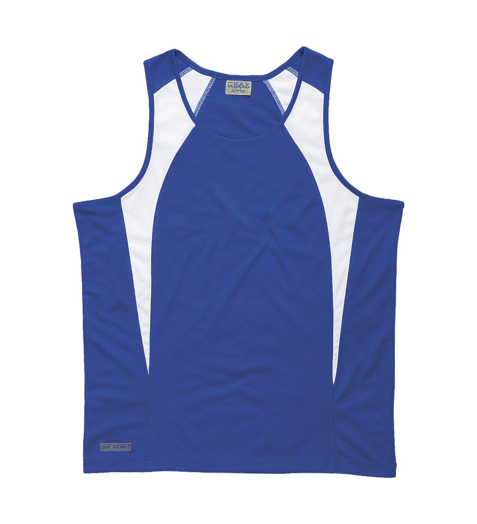 Gear for Life Dri Gear Mens Spliced Zenith Singlet (DGSS)