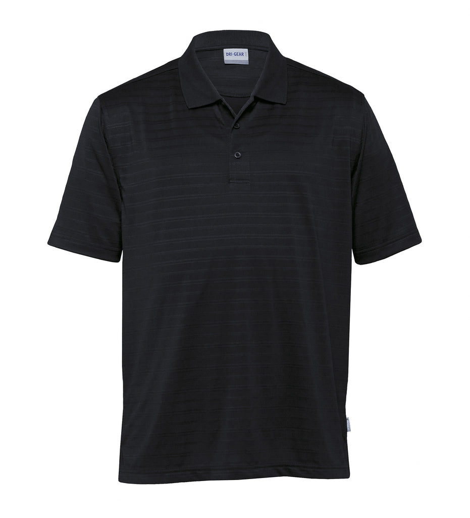 Gear For Life-Gear For Life Dri Gear Mens Vanquish Polo-Black / S-Corporate Apparel Online - 3