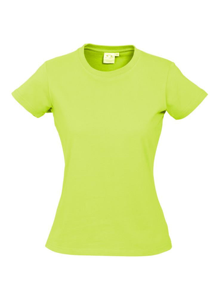 Biz Collection-Biz Collection Ladies Ice Tee 2nd  ( 10 Colour )-Fluoro Yellow/Lime / 6-Corporate Apparel Online - 9