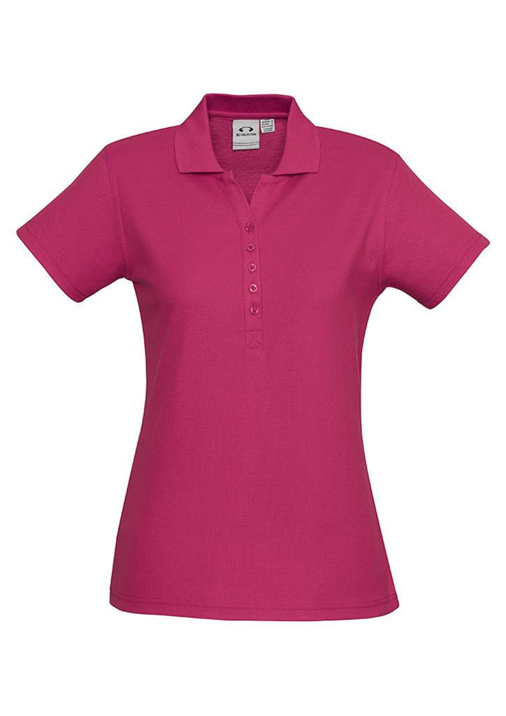 Biz Collection-Biz Collection Ladies Crew Polo(1st 10 Colours)-Fuchsia / 8-Corporate Apparel Online - 8