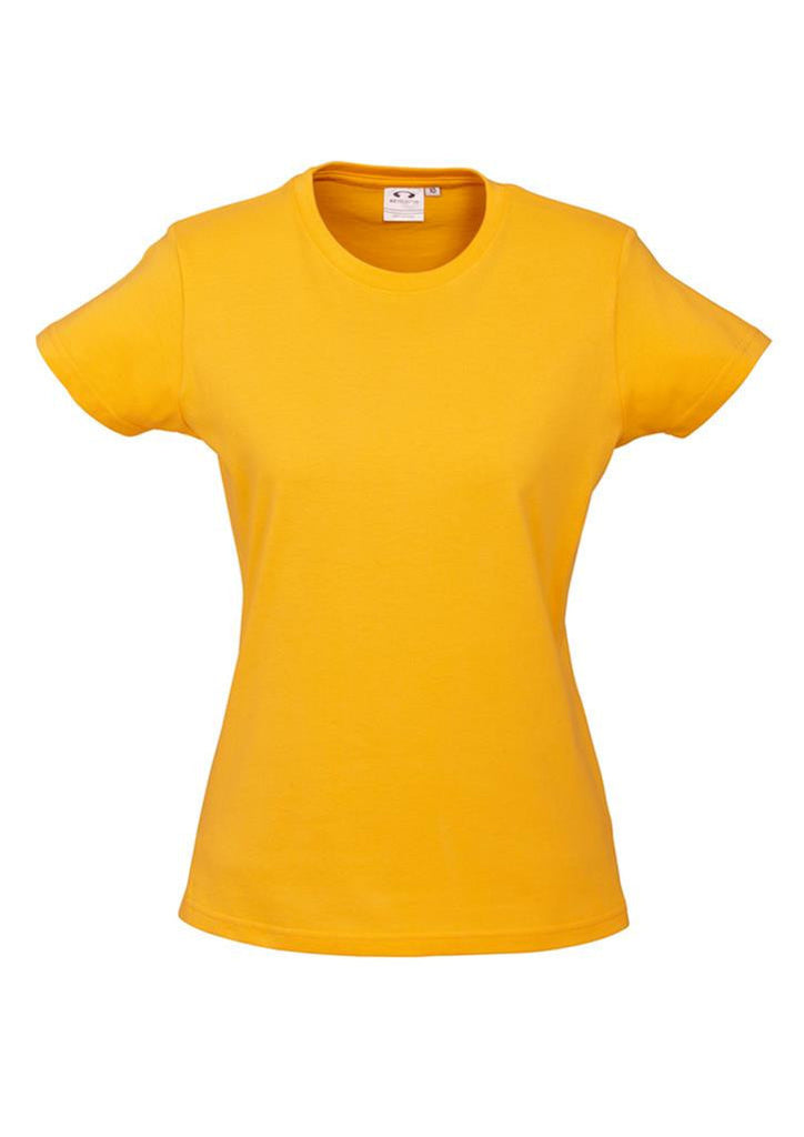 Biz Collection-Biz Collection Ladies Ice Tee 1st ( 10 Colour )-Gold / 6-Corporate Apparel Online - 7
