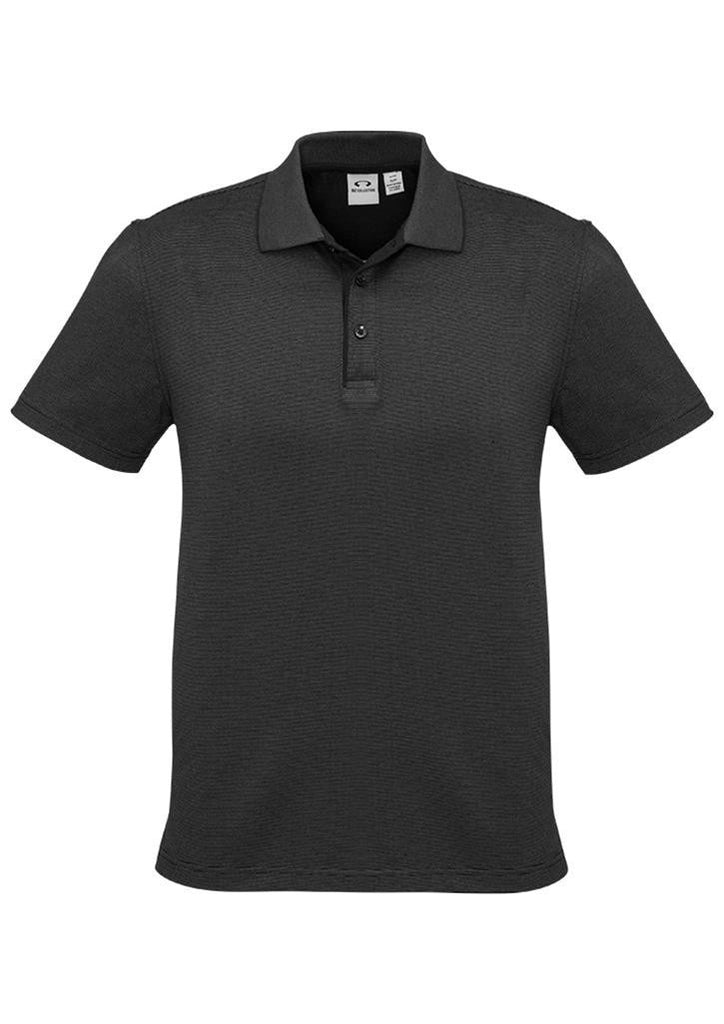 Biz Collection-Biz Collection Mens Shadow Polo-Graphite Black / S-Corporate Apparel Online - 3