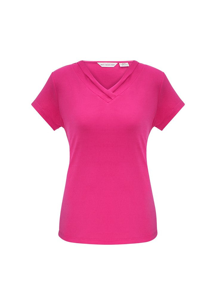 Biz Collection Ladies Lana Short Sleeve Top-(K819LS)