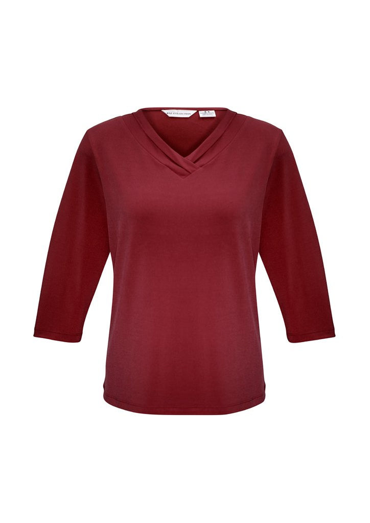 Biz Collection Ladies Lana 3/4 Sleeve Top-(K819LT)