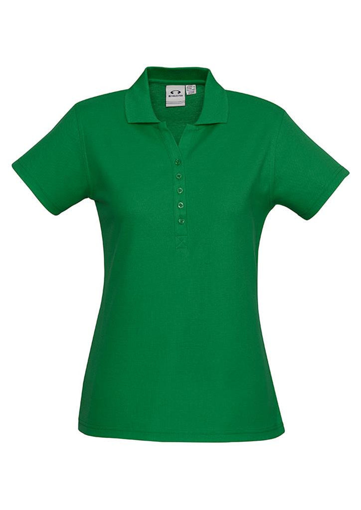 Biz Collection-Biz Collection Ladies Crew Polo(2nd 2 Colours)-Kelly Green / 8-Corporate Apparel Online - 3