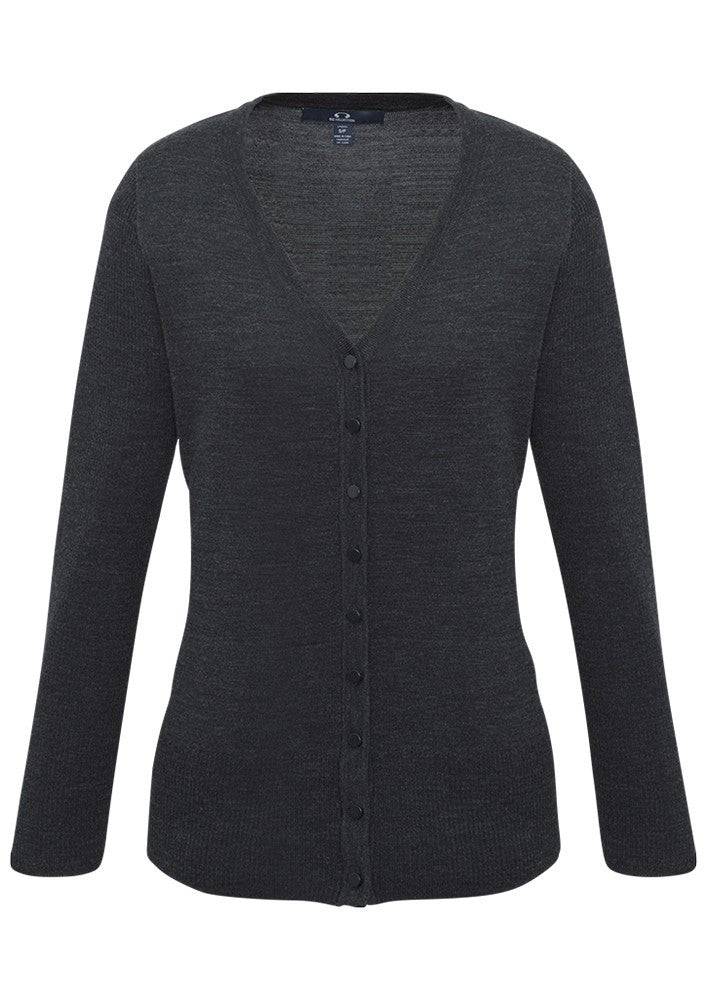 Biz Collection-Biz Collection Ladies Milano Cardigan-CHARCOAL / S-Corporate Apparel Online - 3