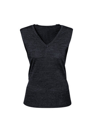 Biz Collection-Biz Collection Milano Ladies Vest-XS / CHARCOAL-Corporate Apparel Online - 3