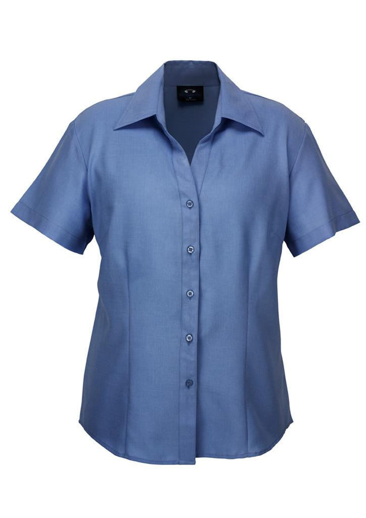 Biz Collection-Biz Collection Ladies Plain Oasis Shirt-S/S-Mid Blue / 6-Corporate Apparel Online - 8