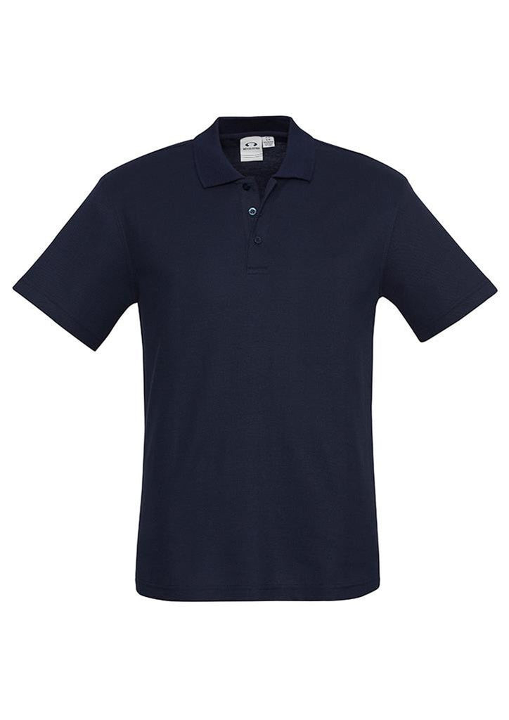 Biz Collection Mens Crew S/S Polo-(P400MS)