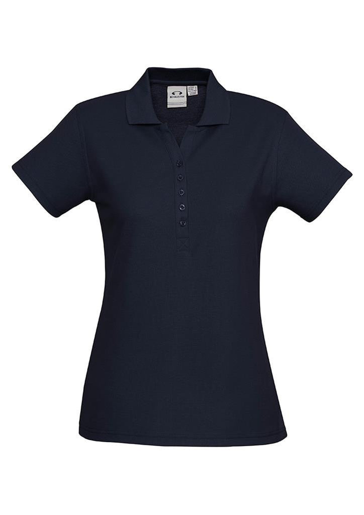 Biz Collection-Biz Collection Ladies Crew Polo(1st 10 Colours)-Navy / 8-Corporate Apparel Online - 4