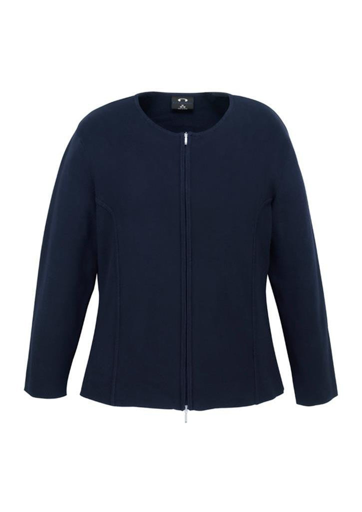 Biz Collection Ladies 2 Way Zipper Cardigan (LC3505)
