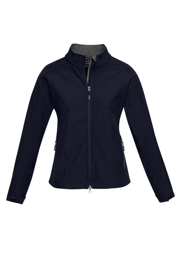 Biz Collection-Biz Collection Geneva Ladies Softshell-Navy/Graphite / S-Corporate Apparel Online - 5