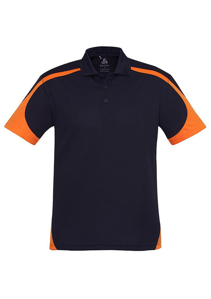 Biz Collection-Biz Collection Mens Talon Polo-Navy/Orange / S-Corporate Apparel Online - 8