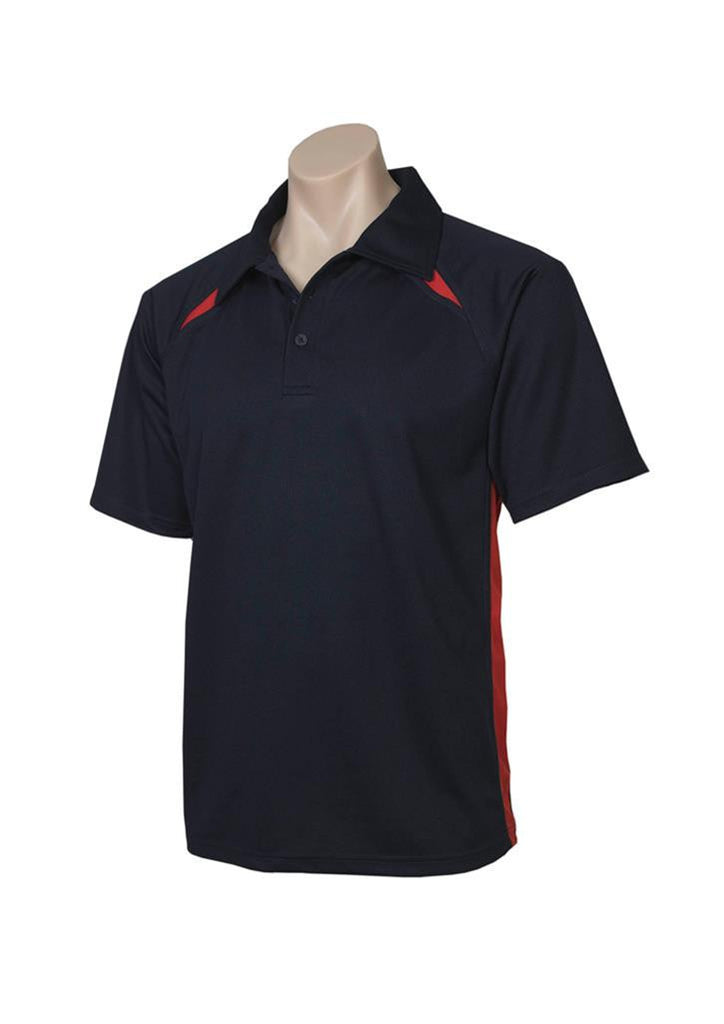 Biz Collection-Biz Collection Mens Splice Polo 2nd ( 5 Colour )-Navy / Red / Small-Corporate Apparel Online - 4