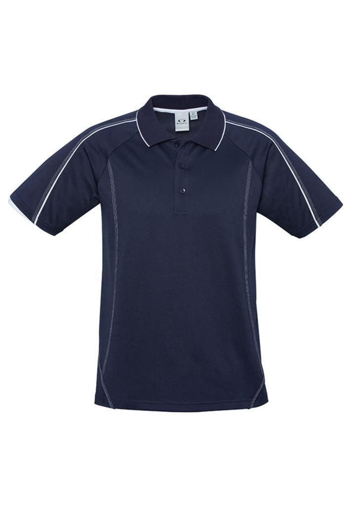 Biz Collection-Biz Collection Mens Blade Polo-Navy / White / S-Corporate Apparel Online - 5