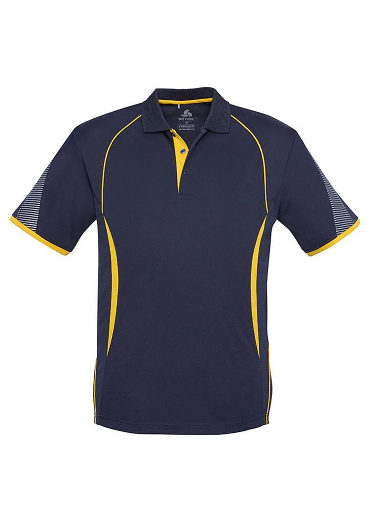 Biz Collection-Biz Collection  Mens Razor Polo-Navy/Gold / S-Corporate Apparel Online - 10