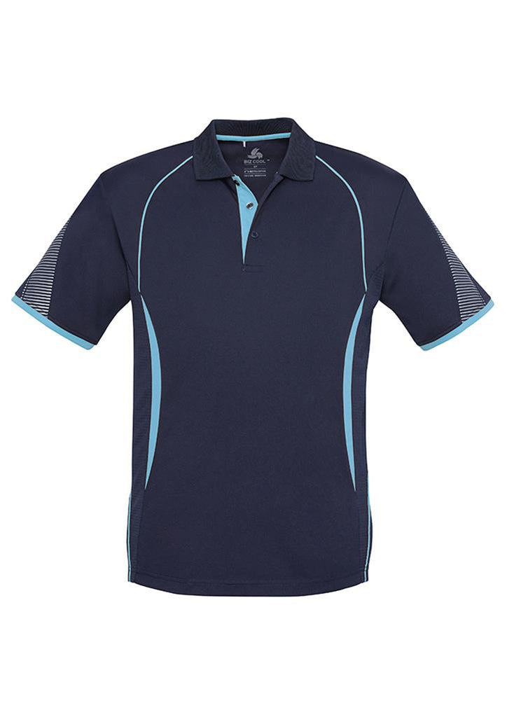 Biz Collection-Biz Collection  Mens Razor Polo-Navy/Sky / S-Corporate Apparel Online - 12