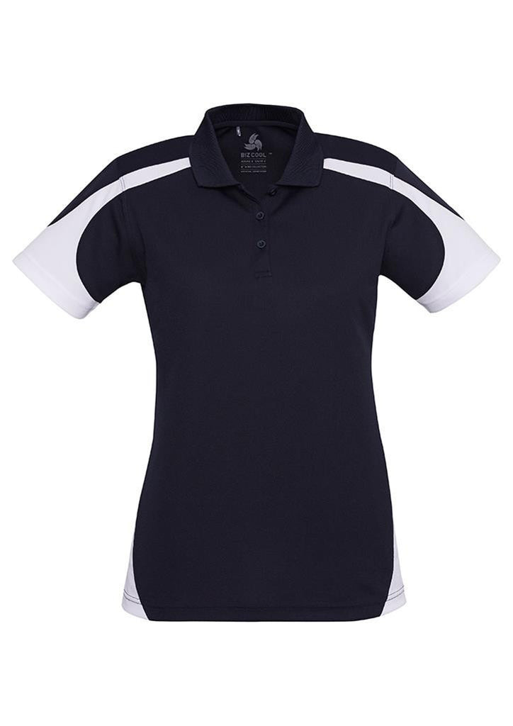 Biz Collection-Biz Collection Ladies Talon Polo-Navy/White / 8-Corporate Apparel Online - 9