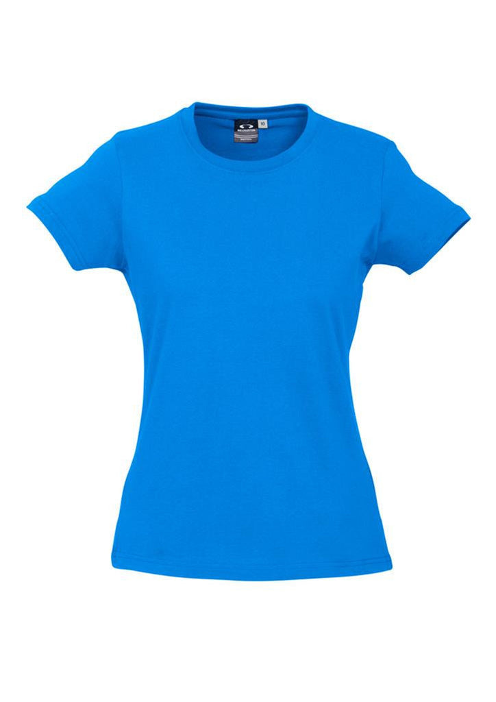 Biz Collection-Biz Collection Ladies Ice Tee 2nd  ( 10 Colour )-Cyan / 6-Corporate Apparel Online - 1