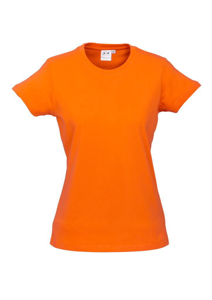 Biz Collection-Biz Collection Ladies Ice Tee 2nd  ( 10 Colour )-Orange / 6-Corporate Apparel Online - 5