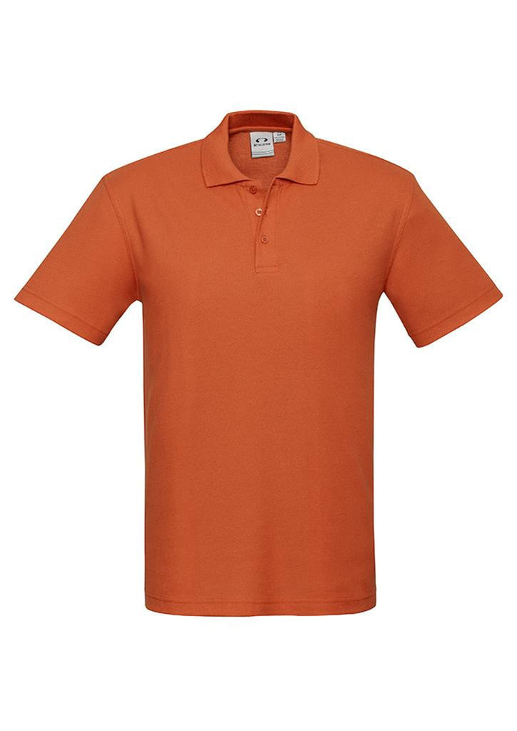 Biz Collection-Biz Collection Mens Crew Polo (2nd 7 Colours)-Orange / S-Corporate Apparel Online - 5