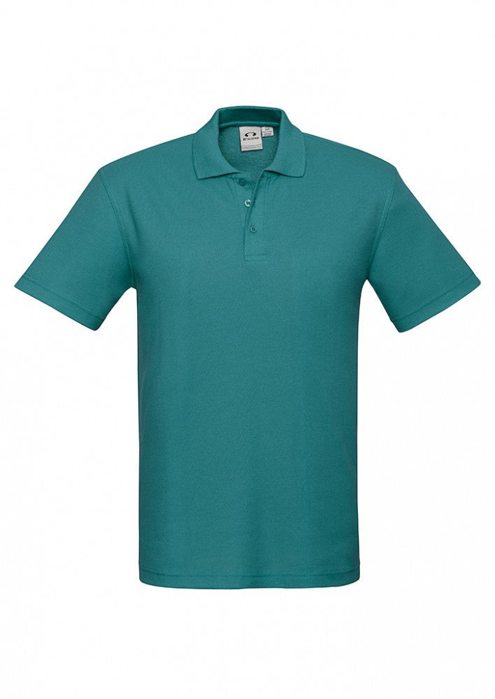 Biz Collection-Biz Collection Mens Crew Polo (2nd 7 Colours)-tTeal / S-Corporate Apparel Online - 3