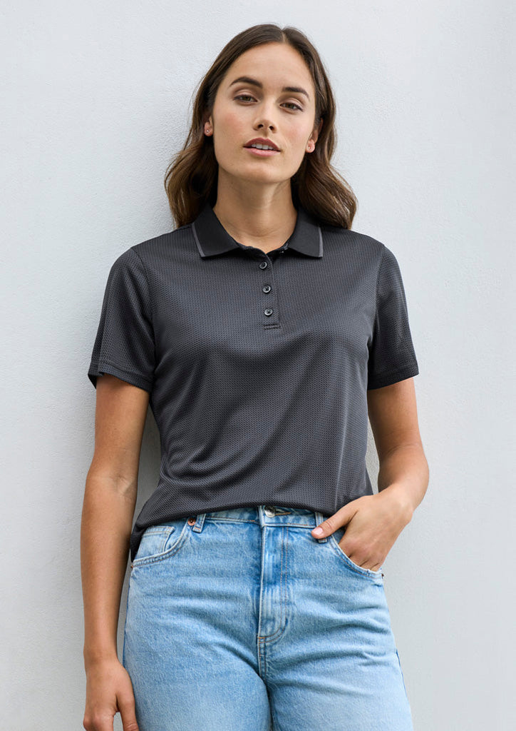 Biz Collection Womens Echo Short Sleeve Polo(P412LS)