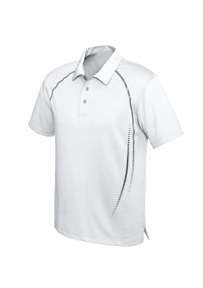 Biz Collection-Biz Collection Mens Cyber Polo-S / WHITE/SILVER-Corporate Apparel Online - 4