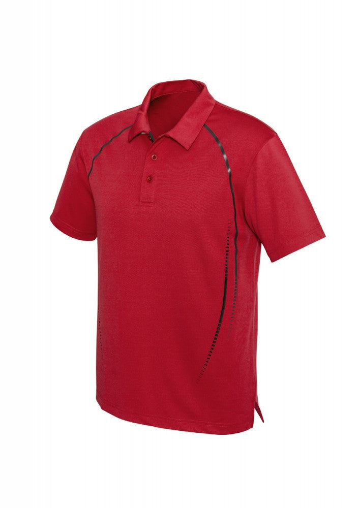 Biz Collection-Biz Collection Mens Cyber Polo-S / RED/SILVER-Corporate Apparel Online - 5