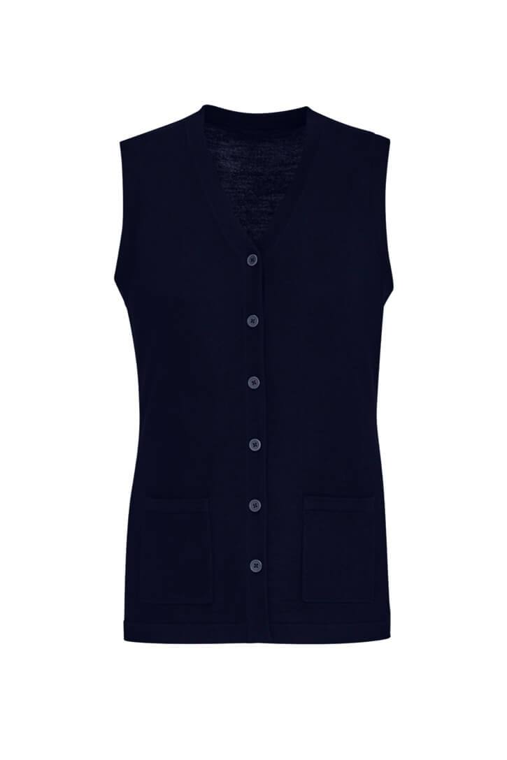 knuth marf Vneck logo knit vest Knuth Marf high neck long