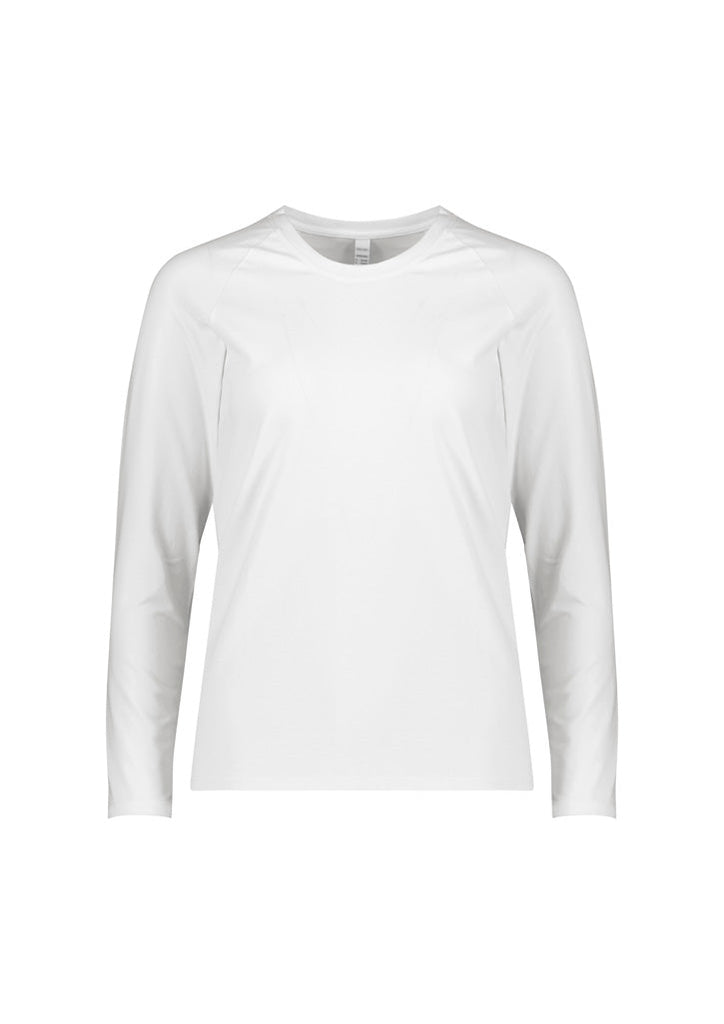 Biz Care Performance Womens Cotton Long Sleeve Tee (CT247LL)