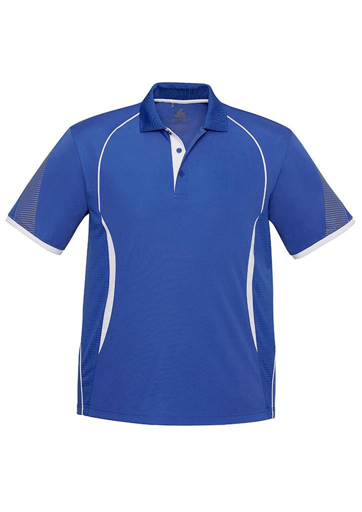 Biz Collection-Biz Collection  Mens Razor Polo-Royal/White / S-Corporate Apparel Online - 11