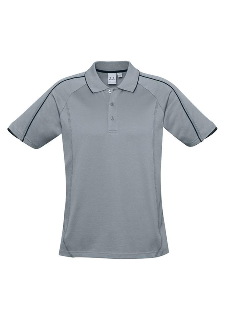 Biz Collection-Biz Collection Mens Blade Polo-SilverGrey/Black / S-Corporate Apparel Online - 6