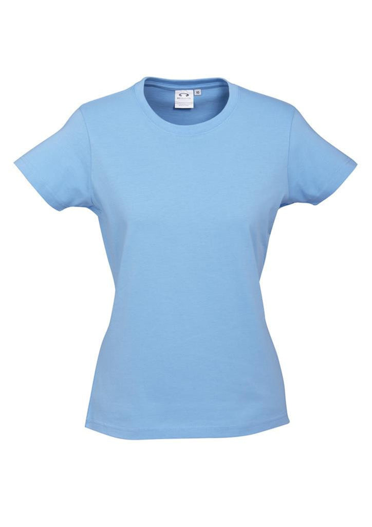 Biz Collection-Biz Collection Ladies Ice Tee 2nd  ( 10 Colour )-Spring Blue / 6-Corporate Apparel Online - 3