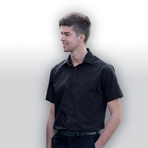 Gear For Life The Omega Stripe Short Sleeve Shirt Men s TOSS Corporate Apparel Online