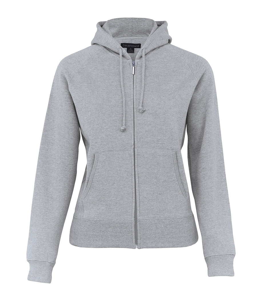 Gear For Life-Gear For Life Womens Zip Hoodie-Grey Marle / 8-Corporate Apparel Online - 2