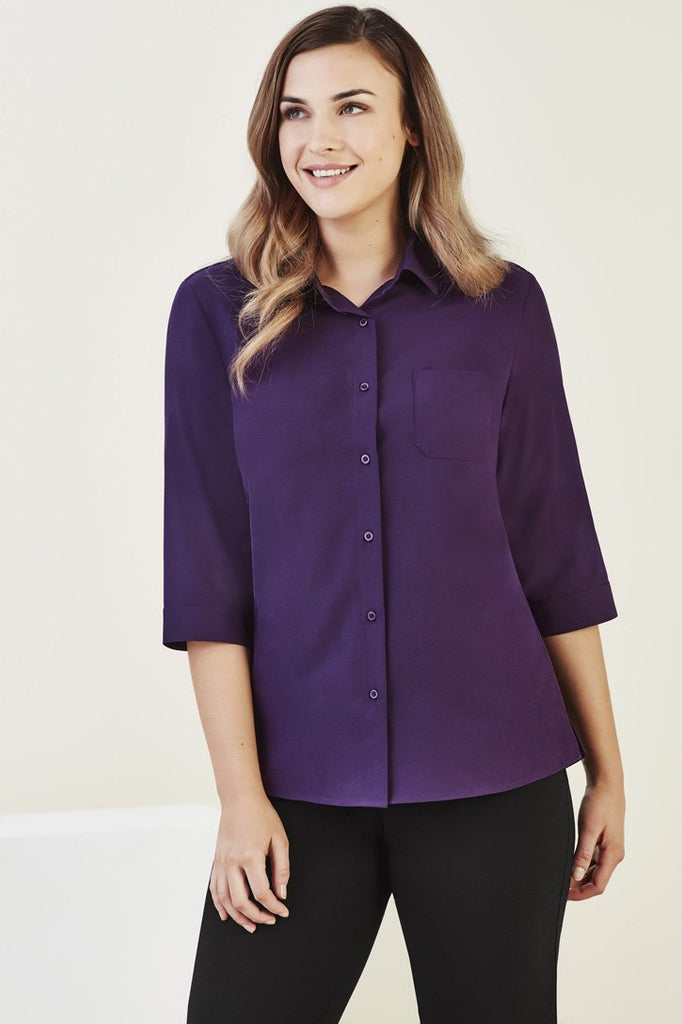 Biz Care Womens Florence 3/4 Sleeve Shirt (CS951LT)