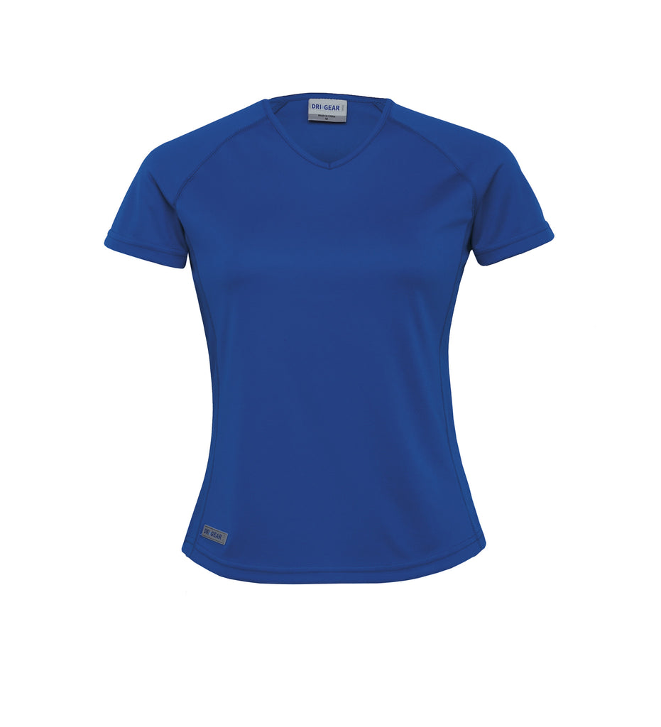 Gear For Life-Gear For Life Dri Gear Womens Plain Raglan Tee-Royal / 8-Corporate Apparel Online - 6