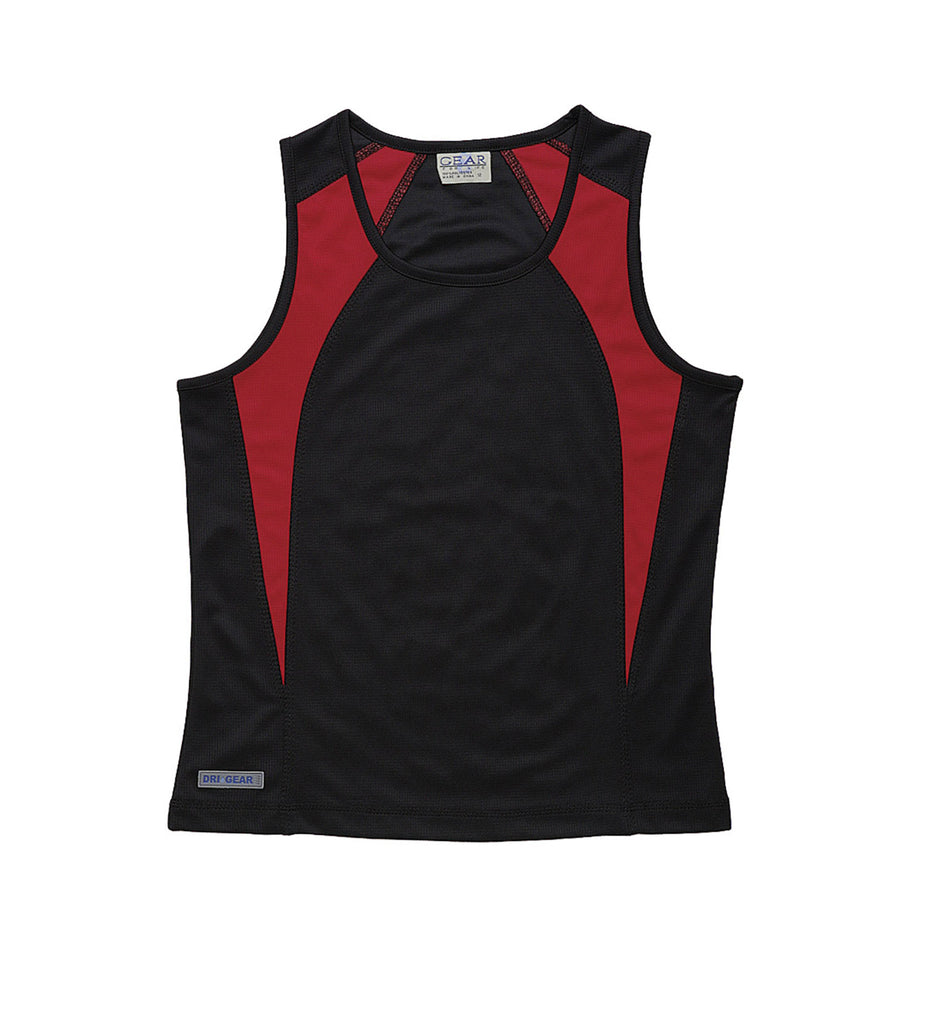 Gear For Life Dri Gear Womens Spliced Zenith Singlet (WDGSS)