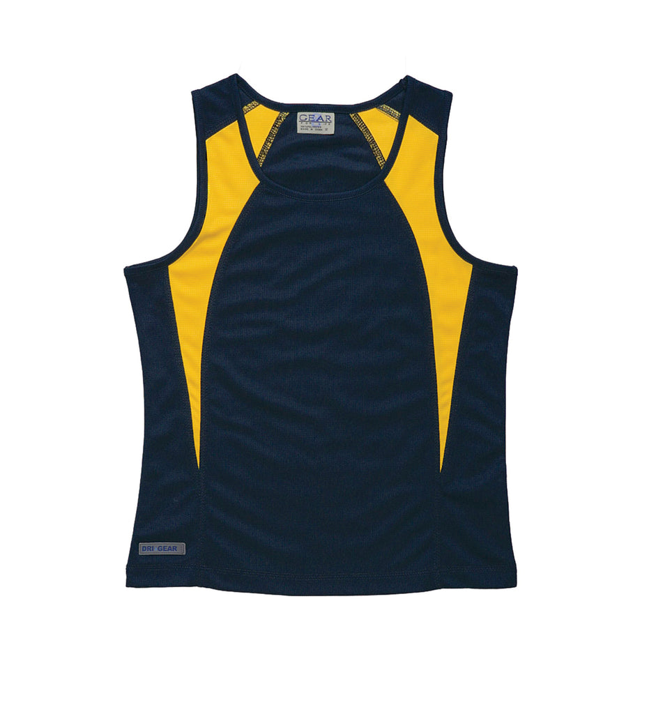 Gear For Life Dri Gear Womens Spliced Zenith Singlet (WDGSS)