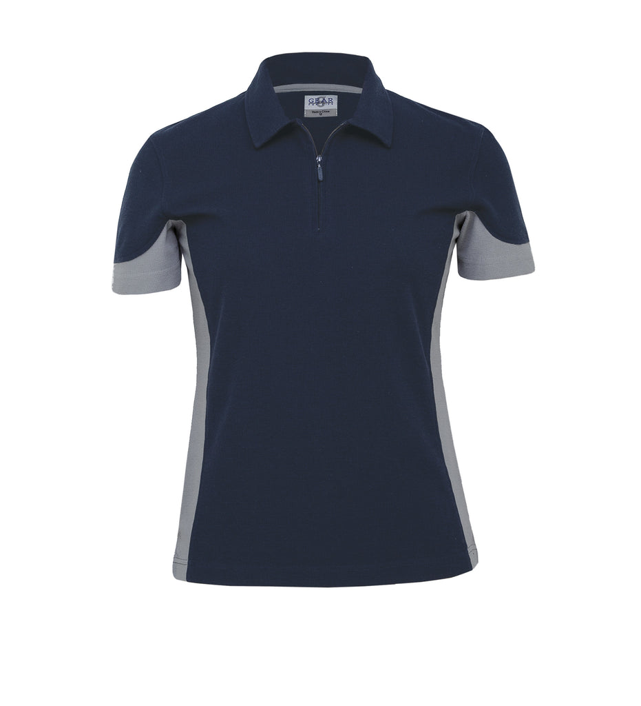 Gear For Life-Gear For Life Womens Quantum Duo Polo-Navy/Aluminium / 8-Corporate Apparel Online - 4